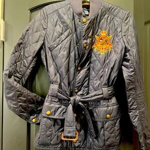Ralph Lauren Quilted Belted Jacket